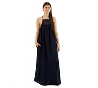 Superdry Lace Halter Beach Sleeveless Long Dress Noir XL Femme