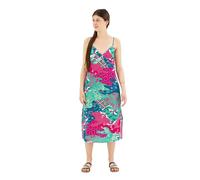 Robe caraco mi-longue imprimée à enfiler femme Superdry Violet S