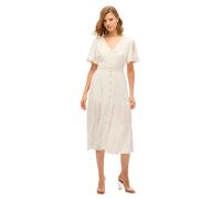 Superdry Robe Ibiza mi-longue manches courtes beige S femme