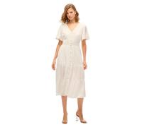 Superdry Ibiza Short Sleeve Midi Dress Beige M Femme