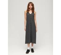 Superdry Beach Sleeveless Midi Dress Gris L Femme