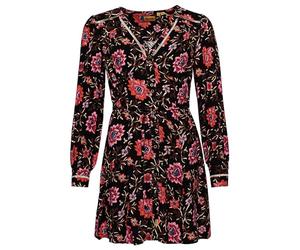 Superdry Robe Printed V Neck Mini Tea Dress Mori Floral Brown 10 Femme, Mori Floral Brown, 38