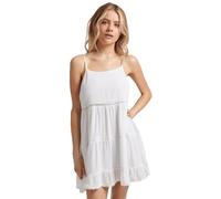 Robe courte caraco de plage femme Superdry Blanc 2XS