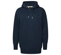 Superdry Robe sweat pour femme avec logo brodé en coton bio vintage bleu marine chiné XS/S, Bleu marine chiné, S