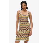 Superdry Robes en maille marine / menthe / orange / bourgogne, Taille M