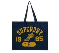 Superdry Sac fourre-tout pour femme, bleu marine/moutarde d'automne, taille unique