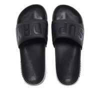 Superdry Femme Code Core Pool Slide Sandale Glissante, Noir, Medium