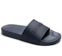 Superdry Sandales d'été légères à enfiler pour homme avec sangle de marque, Eclipse Navy, 44/46 EU