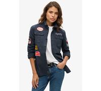 Superdry Chemise manches longues Scout Femme Bleu Taille M