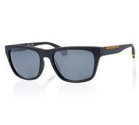 Superdry SDS 5009 Men's Sunglasses 104P Black Orange/Silver Mirror