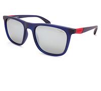 Superdry SDS 5016 Polarisé Soleil Mat Bleu Avec Verres Miroir Argent 106P