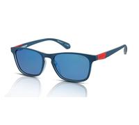 Superdry SDS-5017 Lunettes de soleil pour homme 106P Bleu marine/rouge miroir
