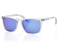 Superdry SDS-SHOCKWAVE Lunettes de soleil 153 Crystal Blue/Blue Mirror, Miroir bleu cristal/bleu, Taille unique