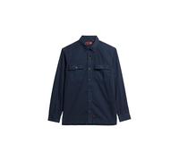 Superdry, Shirt Military LS Shirt, M4011009A, French Navy, L, Man, Adulto