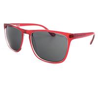 Superdry Shockwave Soleil Profond Mat Rouge Avec Gris Foncé CAT.3 Verres 143