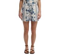 Superdry Short de plage imprimé coton Beige Femme S