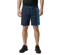 Superdry Classic 19´´ Logo Swimming Shorts Bleu S Homme