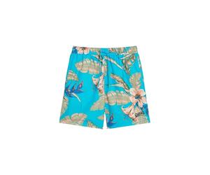 Superdry Short de bain recyclé imprimé hawaïen 43,2 cm - Eden Hawaiian Aqua, Eden Hawaiian Aqua, M
