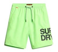 Superdry Short de bain Sportswear Logo 17´´ Vert S Homme