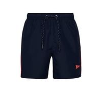 Superdry Short de Bain Vintage Varsity W2-Swim pour Homme, Bleu Marine Riche., S