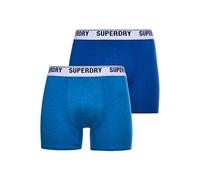 Superdry Short Multi Double Pack Boxer pour Homme, Mazarine/Electric, S