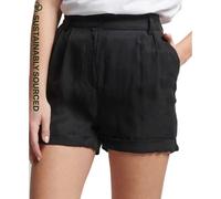 Superdry Short Studios Cupro – Noir – Femme Taille M