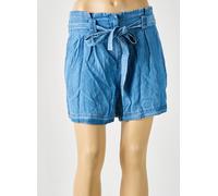 superdry shorts / bermudas femme de couleur bleu 38
