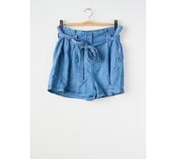 superdry shorts / bermudas femme de couleur bleu 38