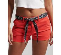 Superdry Vintage Hot Chino Shorts Rouge XL Femme