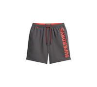 Superdry Shorts de bain anthracite / orange / corail / noir, Taille L