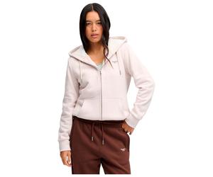 Superdry - Signature Emb Borg Zip Hoodie Wind Chime Grey - 10 - Sweat