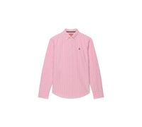 Superdry Slim Oxford BD L/S Shirt, Broker Pink Stripe, 40 Femmes
