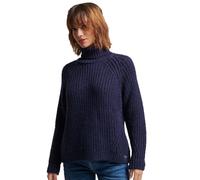 Superdry Slouchy Stitch High Neck Sweater Bleu S Femme