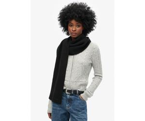 Superdry - Soft Rib Knit Scarf - Echarpe femme Black - Taille unique