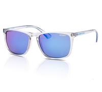 Superdry Soleil Shockwave 153 Transparent Cristal / Miroir Bleu Officiel