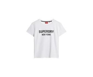 Superdry Sport Luxe Graphic Fitted Tee T-Shirt Femme