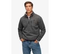 Superdry - Storm Fleece Half Zip - Polaire homme STORM CHARCOAL GREY SLUB - M