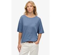 Superdry - Studios Dropped Shoulder Tee - T-shirt femme Tidal Blue - XS