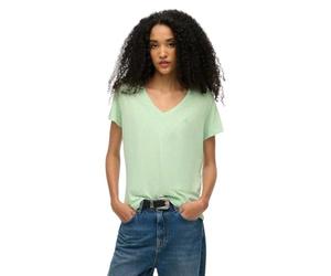 Superdry Studios Slub EMB Vee Short Sleeve T-Shirt L