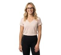 Superdry Studios Slub Emb Vee Short Sleeve T-shirt Beige M Femme