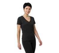 Superdry T-shirt Studios Slub Emb Vee manches courtes noir 2XS femme