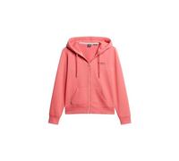 Superdry Sudadera Capucha Y Cremallera Con Logotipo Maillot de survêtement, Rose (Camping Pink), 38 Femme