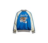 Superdry SUIKAJAN EMBROIDERED BOMBER M5011855A Dodger Blue Taille S, Dodger, bleu, S