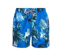 Superdry Super 5s Beach Volley Short de Planche, Brush Palm Blue, M Homme
