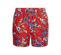 Superdry Super 5s Beach Volley Short de Skate, Red Hawaiian, L Homme