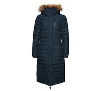 Superdry Super Long Line Fuji Jacket A4-Rembourré, Eclipse Navy, 38 Femme