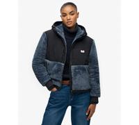 Superdry - Super Soft Hybrid Full Zip - Polaire femme Ebony - UK 12 - M
