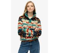 Superdry - Super Soft Printed TEddy Fleece - Polaire femme Nava Quilt Print - S
