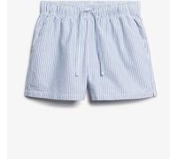 Superdry Superdry Light Blue Stripe Elastic 100% Cotton Shorts Light Blue 44