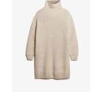 Superdry Superdry Light Grey Twist Chunky Rib Knit Jumper Dress Light Grey Twist EU 44 (UK 16)